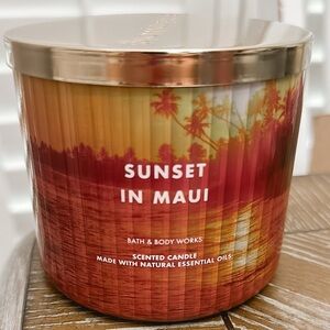 Sunset in Maui | Bath & Body Works 3-Wick Candle - NWT